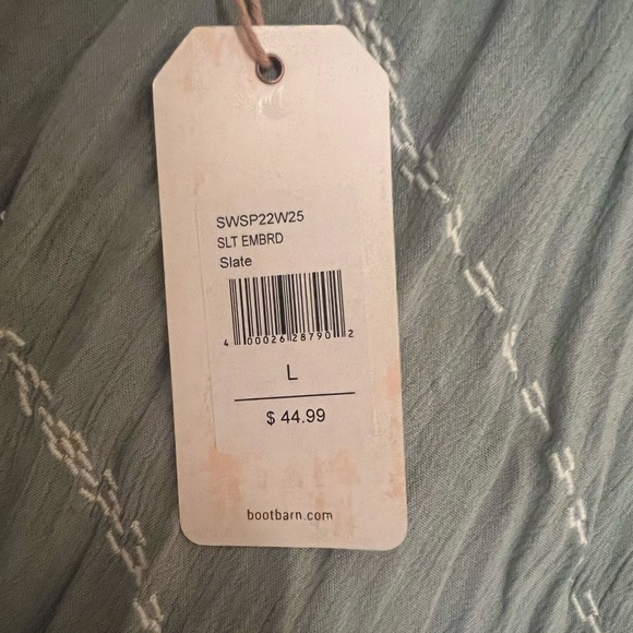 Shyanne Women's Embroidered V-
Neck Slate Cami - Picture 4 of 4